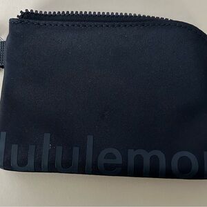 lululemon athletica Midnight Black Clippable Card Pouch